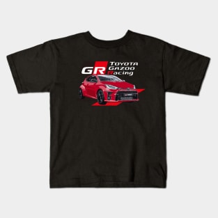 TOYOTA GR YARIS - gazoo racing Scarlet Flare Kids T-Shirt